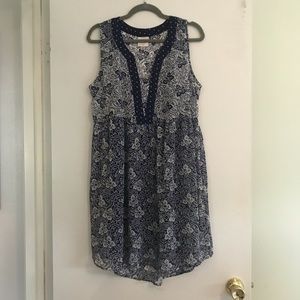 LAST DAY! Knox Rose blue print dress size M